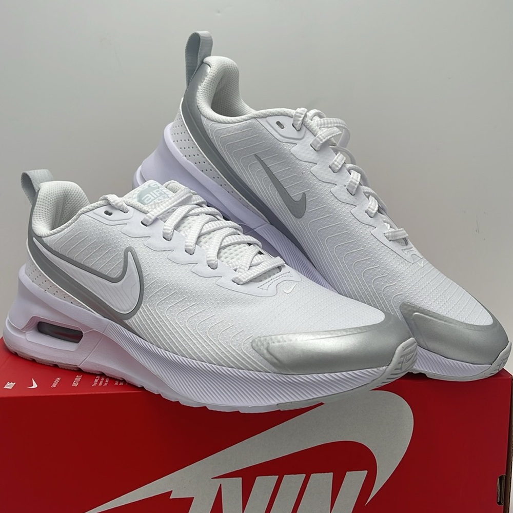 Nike WMNS Air Max Nuaxis
White/Pure Platinum/Metallic
Silver/White
HF1233-101 - Picture 9 of 16